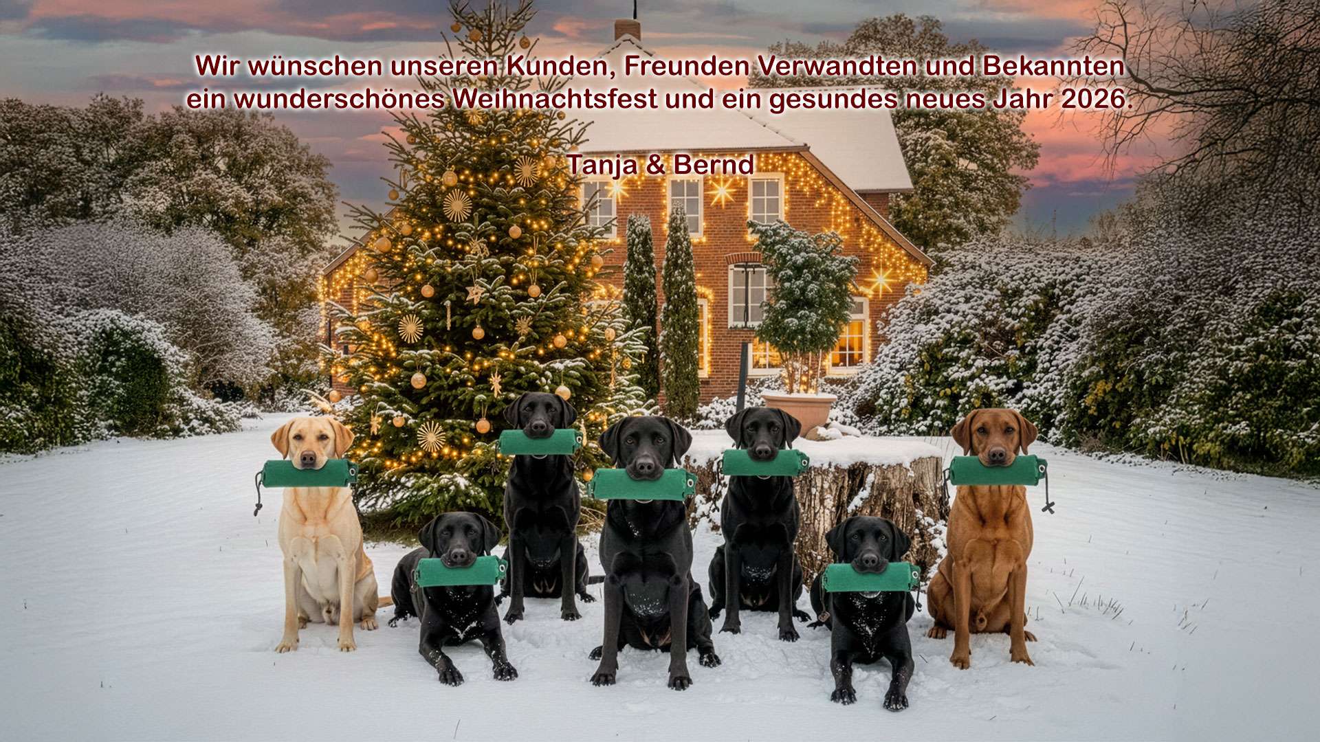 Fröhliche Weihnachten & ein glückliches und gesundes 2026